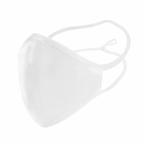 Overhead Face Mask with Filter Pocket MADE IN USA (White)